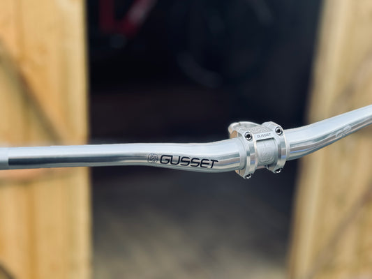 Gusset Components Silver S2 Stem + Bar Combo